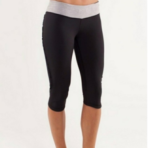 Lululemon Fast and Free crop ruffle leggings - Picture 1 of 7